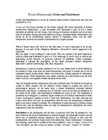 Esszék 'Dostoyevsky: Crime and Punishment Analysis', 1.                