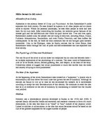 Esszék 'Dostoyevsky: Crime and Punishment Analysis', 2.                