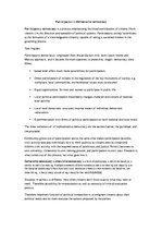 Összefoglalók, jegyzetek 'Participation in Deliberative Democracy', 1.                