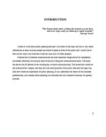 Kutatási anyagok 'Public Speaking', 3.                