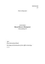 Esszék 'Ann McGoldrick "Human Resource Management"', 1.                