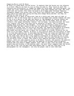 Esszék 'Comparing the poem "mirror" with "At grass"', 1.