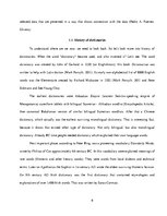 Kutatási anyagok 'Dictionaries and the Modern Time', 6.                