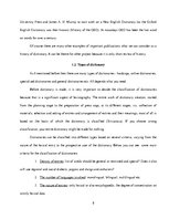 Kutatási anyagok 'Dictionaries and the Modern Time', 8.                