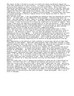 Esszék 'Reason for Returning to School ', 1.                