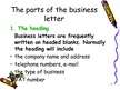 Prezentációk 'Business Correspondence', 3.                