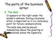 Prezentációk 'Business Correspondence', 5.                
