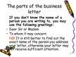 Prezentációk 'Business Correspondence', 9.                