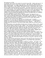 Esszék 'Conspiracy of AIDS', 1.                