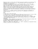 Esszék 'Time Value of Money', 2.                