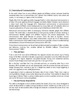 Kutatási anyagok 'Intercultural Communication and Ethic', 9.                