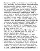 Esszék 'Superstitions and Technlogy', 1.                