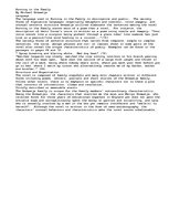 Esszék 'Running in the Family.', 1.                