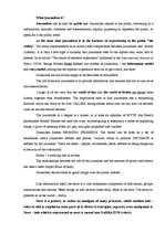 Összefoglalók, jegyzetek 'What Journalism Is? International News System', 1.                