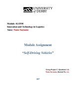 Kutatási anyagok 'Self-Driving Vehicles', 1.                