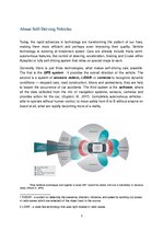 Kutatási anyagok 'Self-Driving Vehicles', 3.                