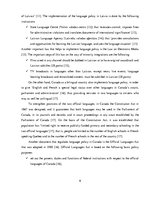 Kutatási anyagok 'Language Situation and Language Policy in Latvia and Canada', 9.                