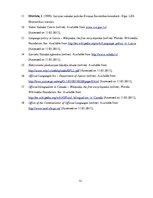 Kutatási anyagok 'Language Situation and Language Policy in Latvia and Canada', 13.                