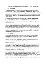 Összefoglalók, jegyzetek 'Magyar - török küzdelmek és együttélés a 15-17.században', 1.                