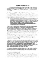 Összefoglalók, jegyzetek 'Duché de Courlande', 1.                