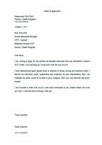 Minták 'Letter of Aplication', 1.                