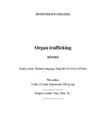 Kutatási anyagok 'Organ Trafficking', 1.                