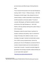 Esszék 'Renaissance and Surrealism', 3.                