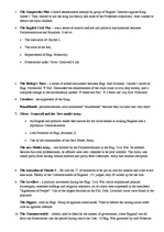 Összefoglalók, jegyzetek 'Summary of the 17th and 18th Centuries in Britain History', 2.                