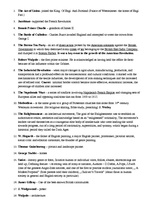 Összefoglalók, jegyzetek 'Summary of the 17th and 18th Centuries in Britain History', 5.                