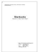 Kutatási anyagok 'Starbucks: Expansion to Asia-Pacific Region', 1.                