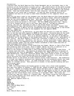 Esszék 'NAFTA, the North American Free Trade Agreement', 1.                