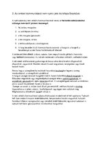 Összefoglalók, jegyzetek 'Az emberi kommunikáció nem nyelvi jelei és kifejezőeszközei', 1.                