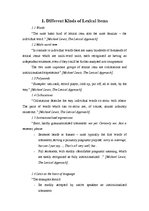 Kutatási anyagok 'Michael Lewis "Lexical Approach". The Nature of Lexis', 5.                
