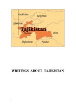 Összefoglalók, jegyzetek 'Writings about Tajikistan', 1.                