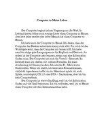 Esszék 'Computer in Meinen Leben', 1.                