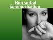 Prezentációk 'Non Verbal Communication', 1.                