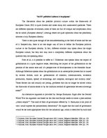 Esszék 'The Possible Political Culture Within the Framework of European Union', 1.                