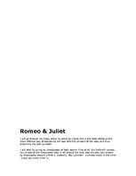 Esszék 'Was the Love between Romeo and Juliet Real?', 13.                