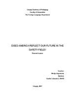 Kutatási anyagok 'Does America Reflect Our Future in the Safety Field?', 1.                