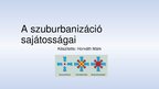 Prezentációk 'A szuburbanizáció sajátosságai', 1.                