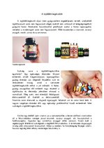 Összefoglalók, jegyzetek 'A táplálékkiegészítők', 1.                