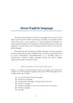 Kutatási anyagok 'English Language', 3.                