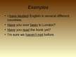Prezentációk 'Present Perfect Simple and Present Perfect Continious', 4.                
