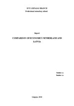 Kutatási anyagok 'Comparison of Economics Netherland and Latvia', 1.                