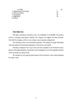 Üzleti tervek 'Business Plan of "Green Recycling & Consultancy"', 4.                