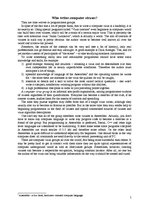 Kutatási anyagok 'Computer Viruses', 5.                