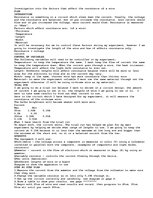 Összefoglalók, jegyzetek 'The Change of Resistance through Various Lengths of Wire', 1.                