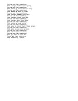 Esszék 'That Something', 1.