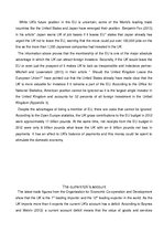 Kutatási anyagok 'The Assignment in European Business', 4.                