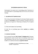 Összefoglalók, jegyzetek 'Zusammengesetzte Satze', 1.                